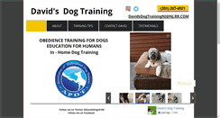 Desktop Screenshot of davidsdogtrainingnj.com